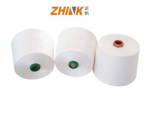 SIRO COMPACT SPUN Ne30/1 100% 재활용 된 폴리에스터 원시 흰 가재