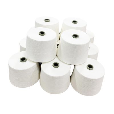 Ne40S 포르텍스 스핀 가스 원자재 흰색 100% 비스코스 직물