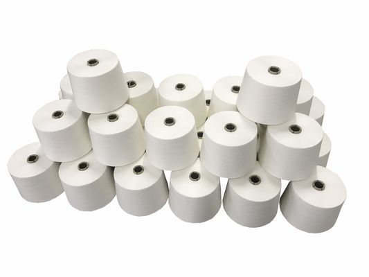 100% 모달 0.9D 링 시로 컴팩트 스푼 가닥 스판덱스 원시 흰색