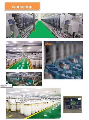 높은 트위스트 지속가능성 NE 31/1 링 스푼 가죽 80% 폴리에스터 20% 비스코스 혼합 직물