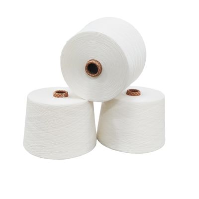 지속 가능한 샘플 펑시 가arn 30s 65% 폴리에스터 35% 비스코스 혼합 링 스푼 가arn